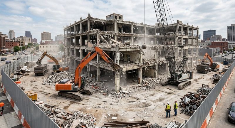 Commercial Property Demolition in Katy, TX