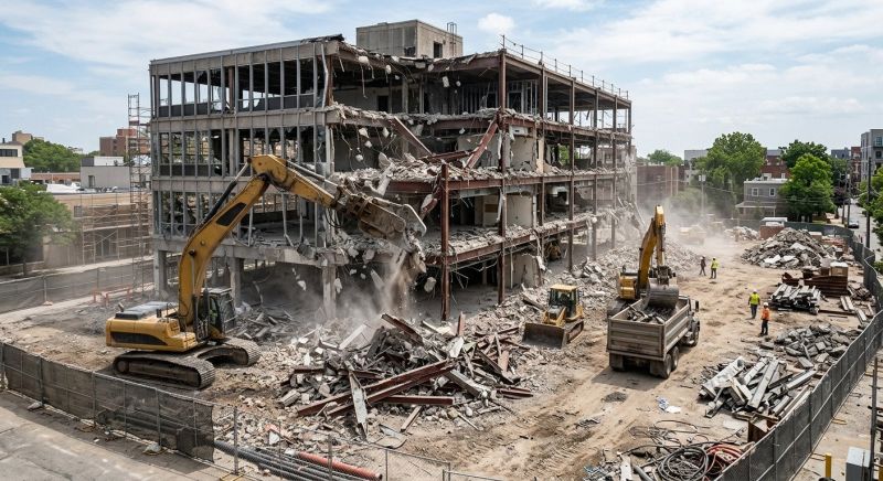Commercial Property Demolition in Houston, TX