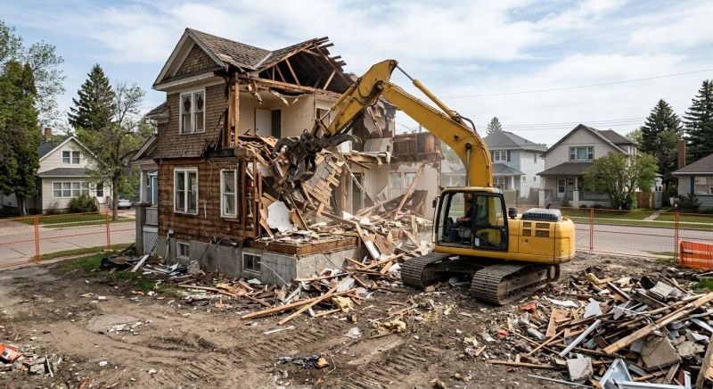 Home Demolition Service in Roseville, CA