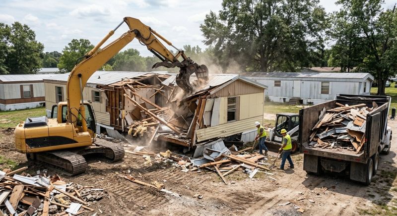 Mobile Home Demolition in Sacramento, CA